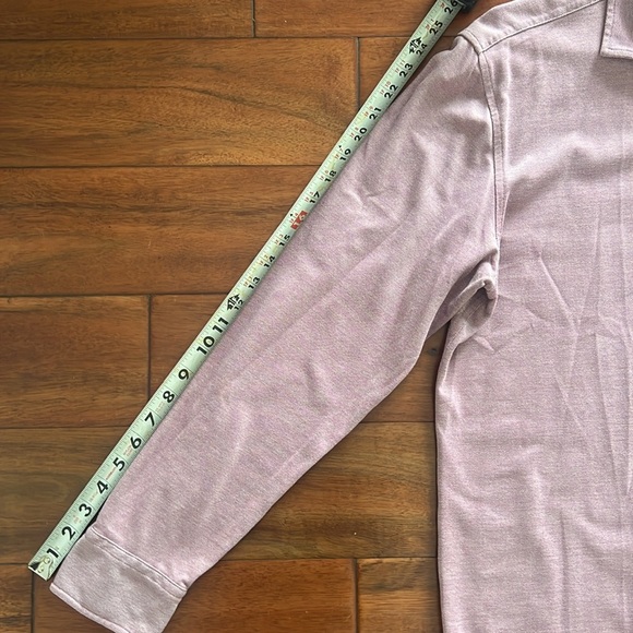 Untuckit Pique Polo Bd in Berry Size Large - Picture 8 of 9